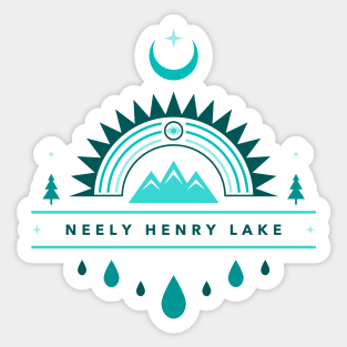 neely henry lake boho Sticker